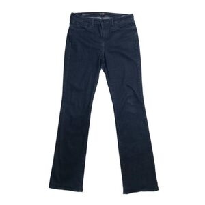 NYDJ Dark Denim Wash Barbara Bootcut Extra Long LiftXTuck Tech Jeans Women's 12